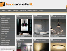 Tablet Screenshot of lucearredo.it